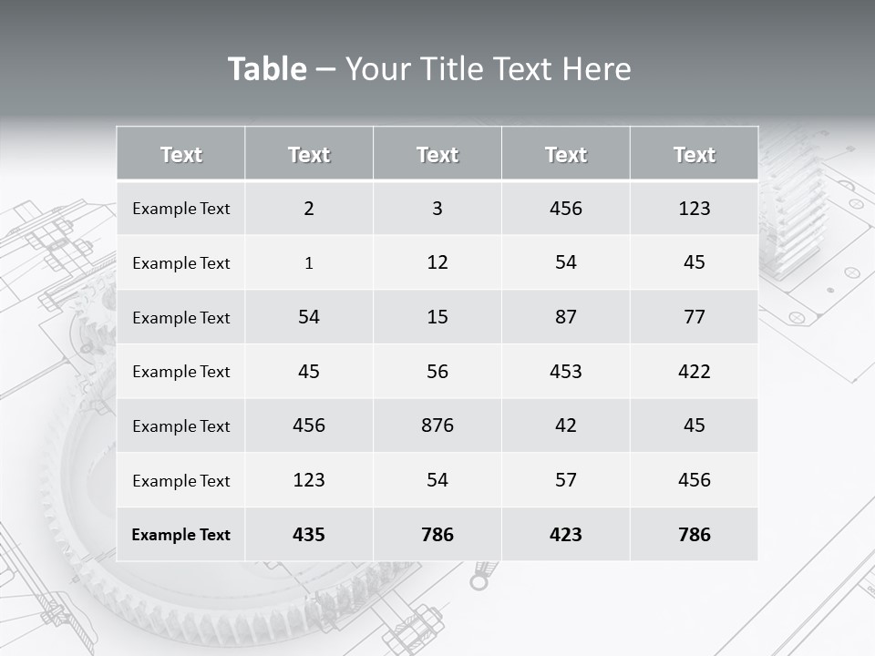 Cogwheel Relationship Industry PowerPoint Template