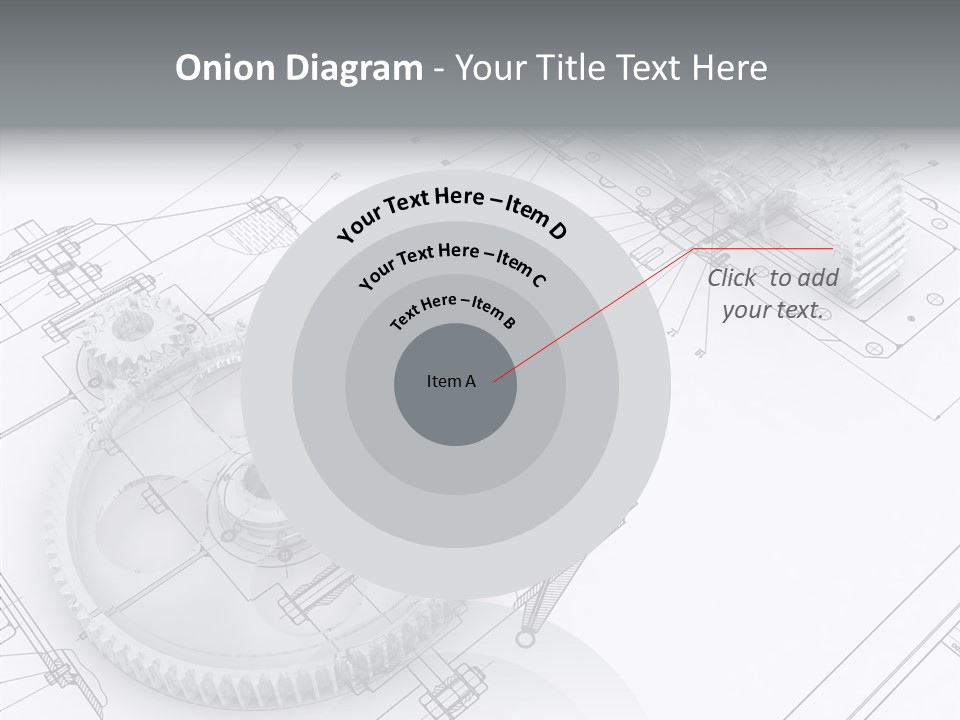Cogwheel Relationship Industry PowerPoint Template