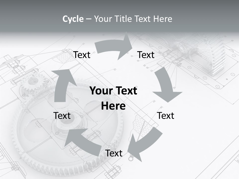 Cogwheel Relationship Industry PowerPoint Template