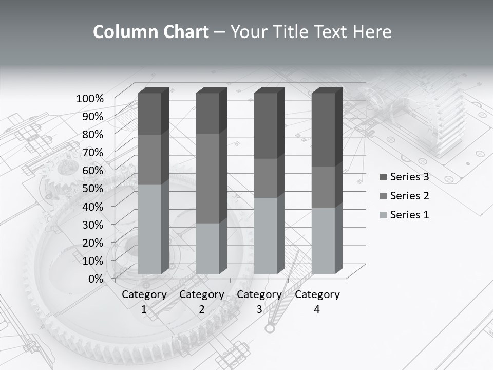Cogwheel Relationship Industry PowerPoint Template