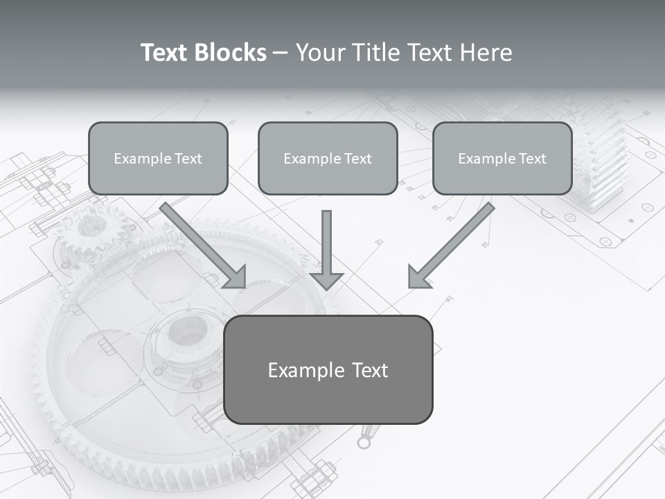 Cogwheel Relationship Industry PowerPoint Template
