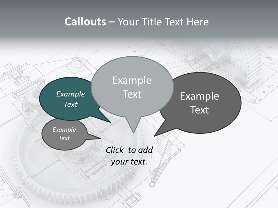 Cogwheel Relationship Industry PowerPoint Template
