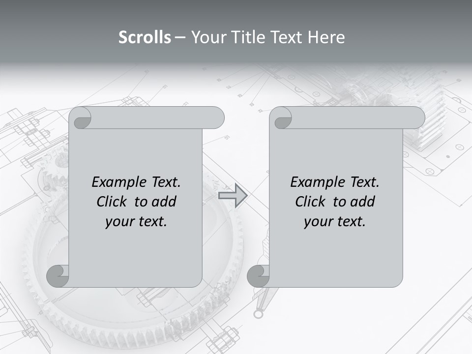Cogwheel Relationship Industry PowerPoint Template