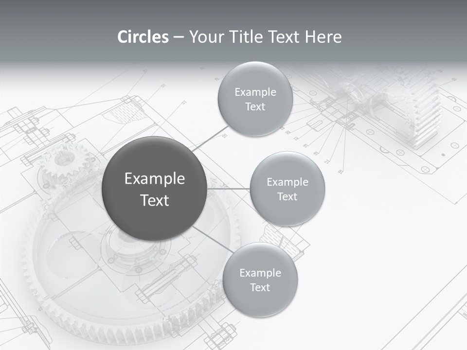 Cogwheel Relationship Industry PowerPoint Template