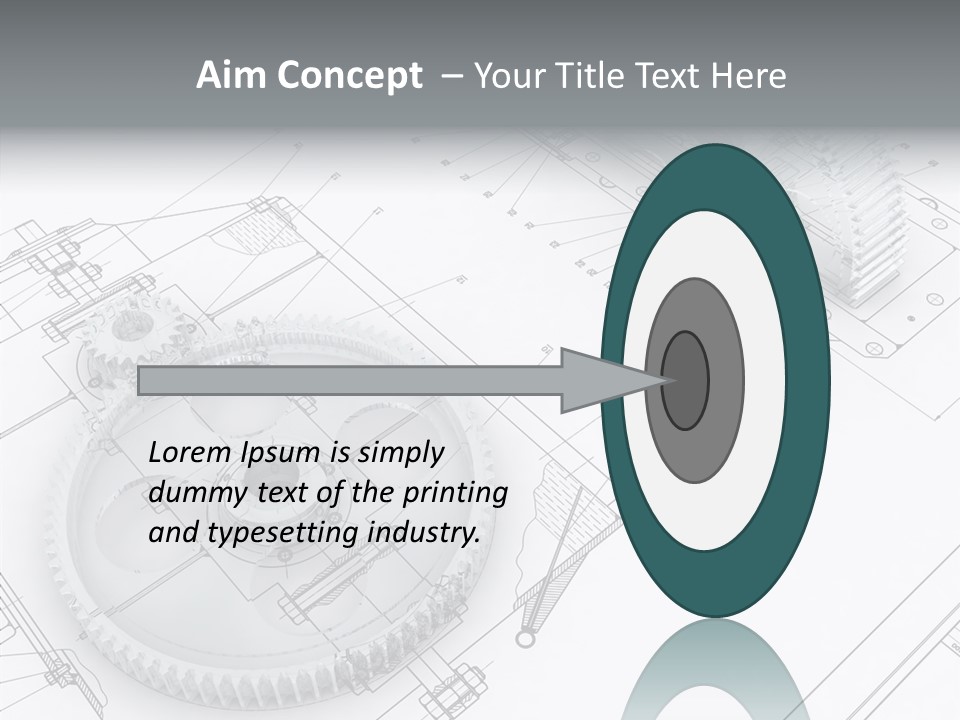Cogwheel Relationship Industry PowerPoint Template
