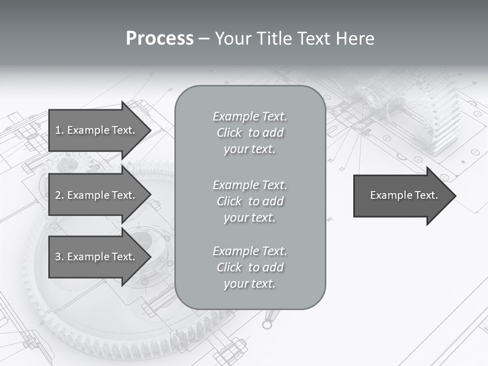 Cogwheel Relationship Industry PowerPoint Template