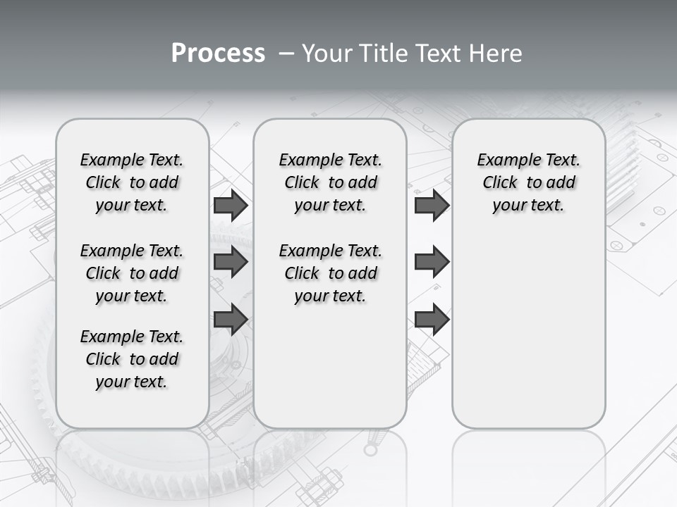 Cogwheel Relationship Industry PowerPoint Template