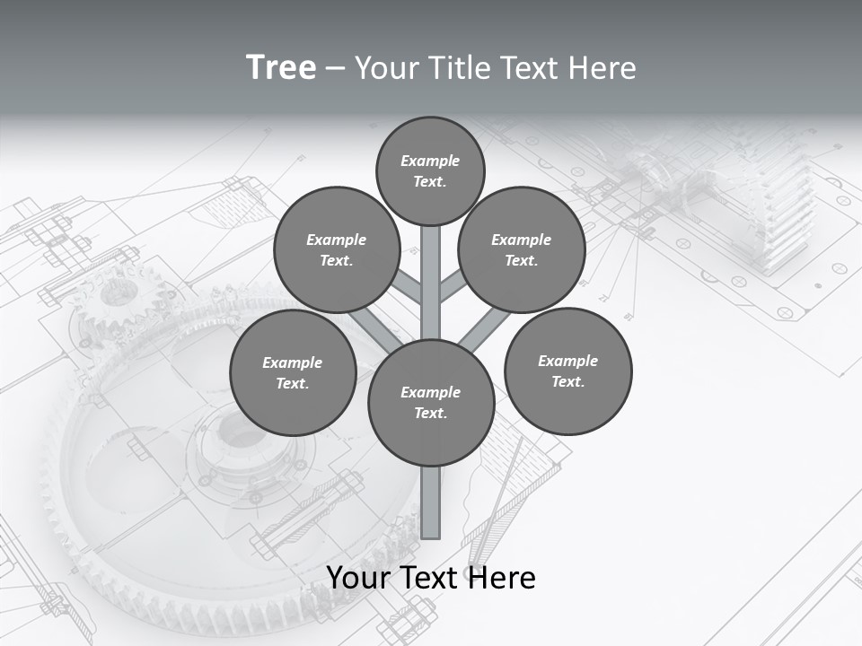 Cogwheel Relationship Industry PowerPoint Template