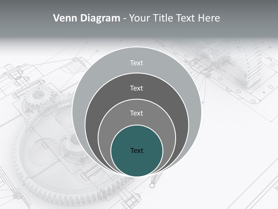 Cogwheel Relationship Industry PowerPoint Template