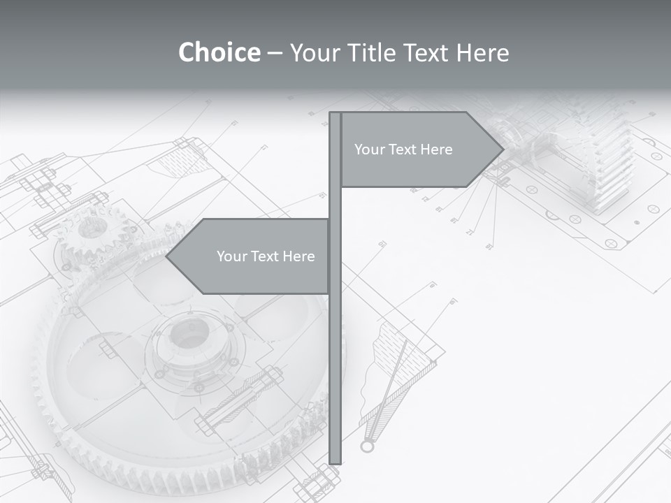 Cogwheel Relationship Industry PowerPoint Template