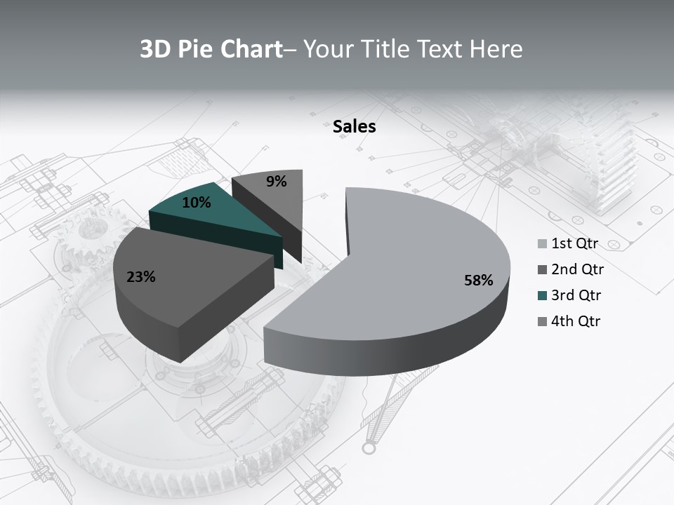 Cogwheel Relationship Industry PowerPoint Template