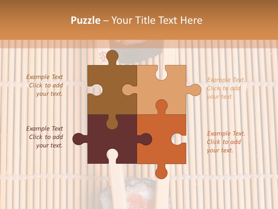 Sushi Seafood Dinner PowerPoint Template