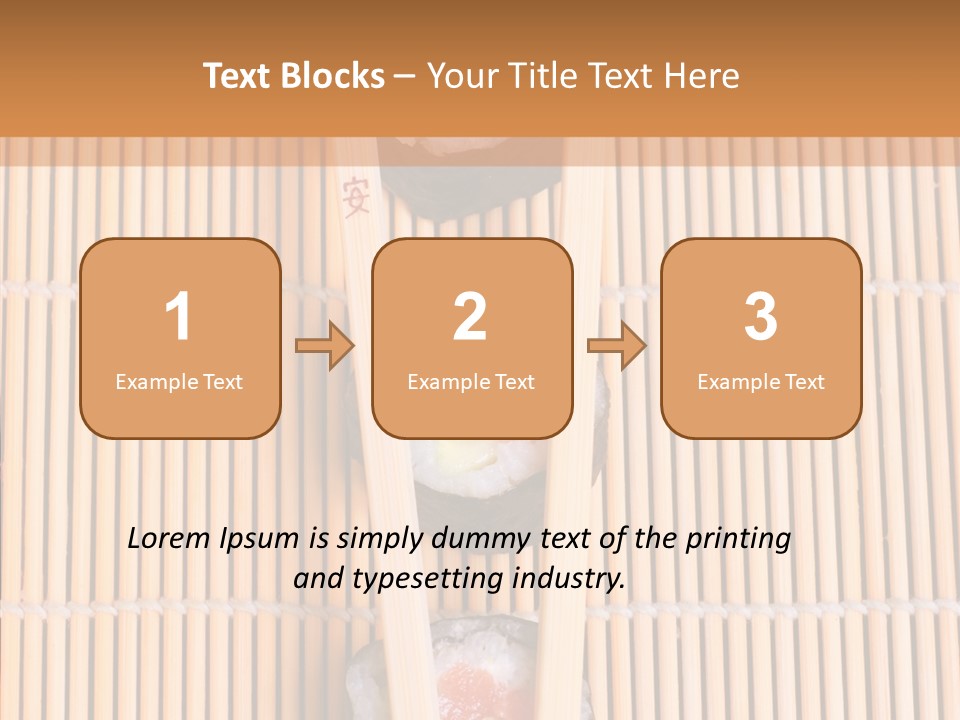 Sushi Seafood Dinner PowerPoint Template