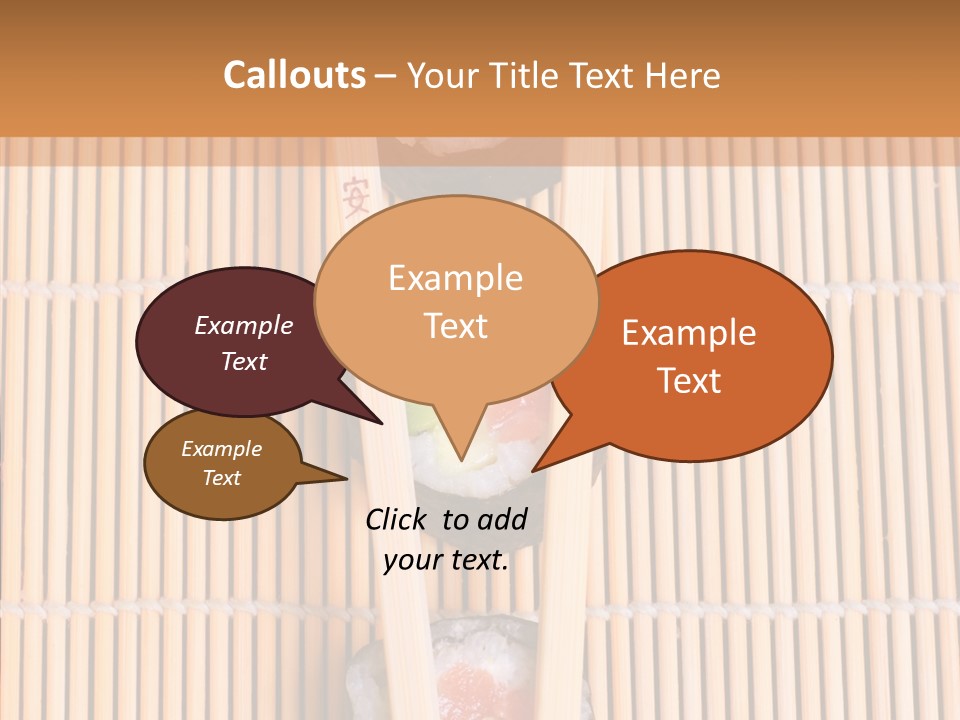 Sushi Seafood Dinner PowerPoint Template