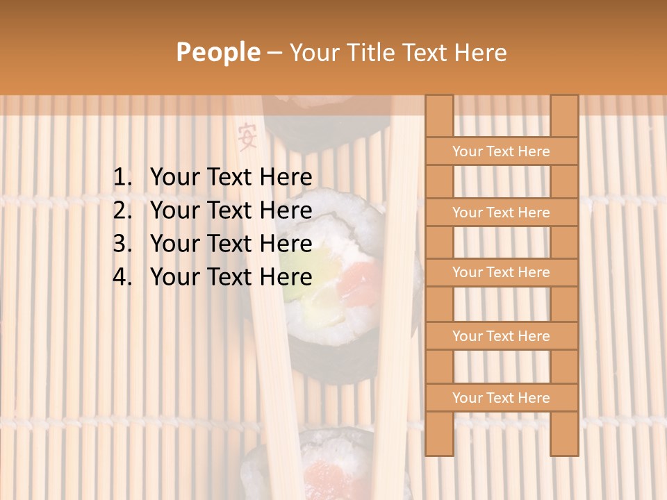 Sushi Seafood Dinner PowerPoint Template