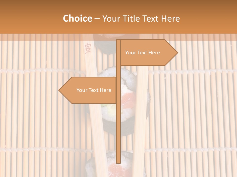 Sushi Seafood Dinner PowerPoint Template