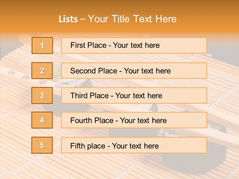 Group Fresh Japan PowerPoint Template