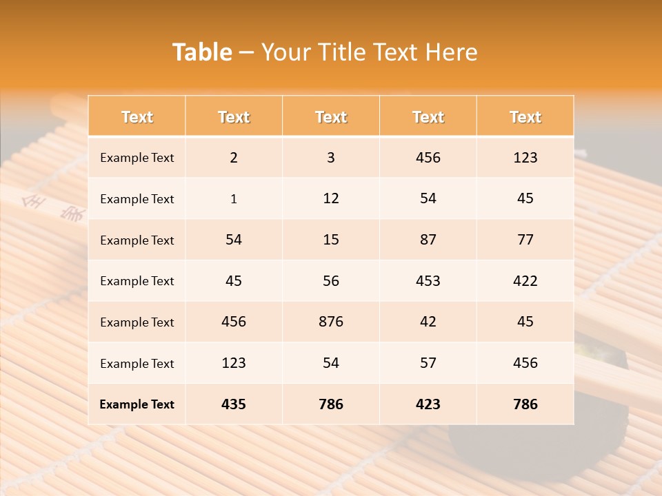Group Fresh Japan PowerPoint Template