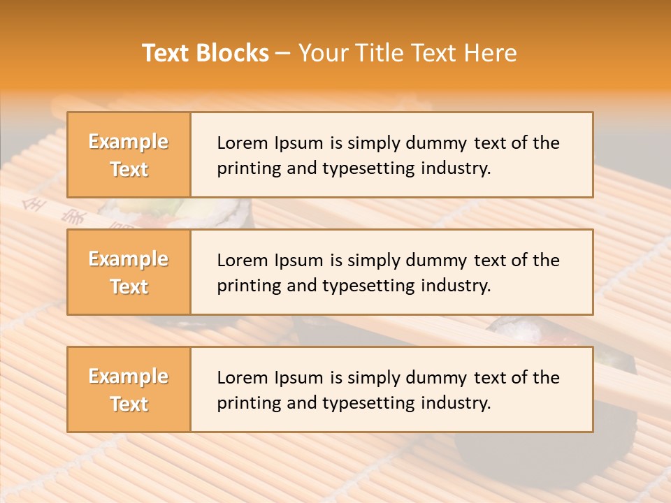 Group Fresh Japan PowerPoint Template