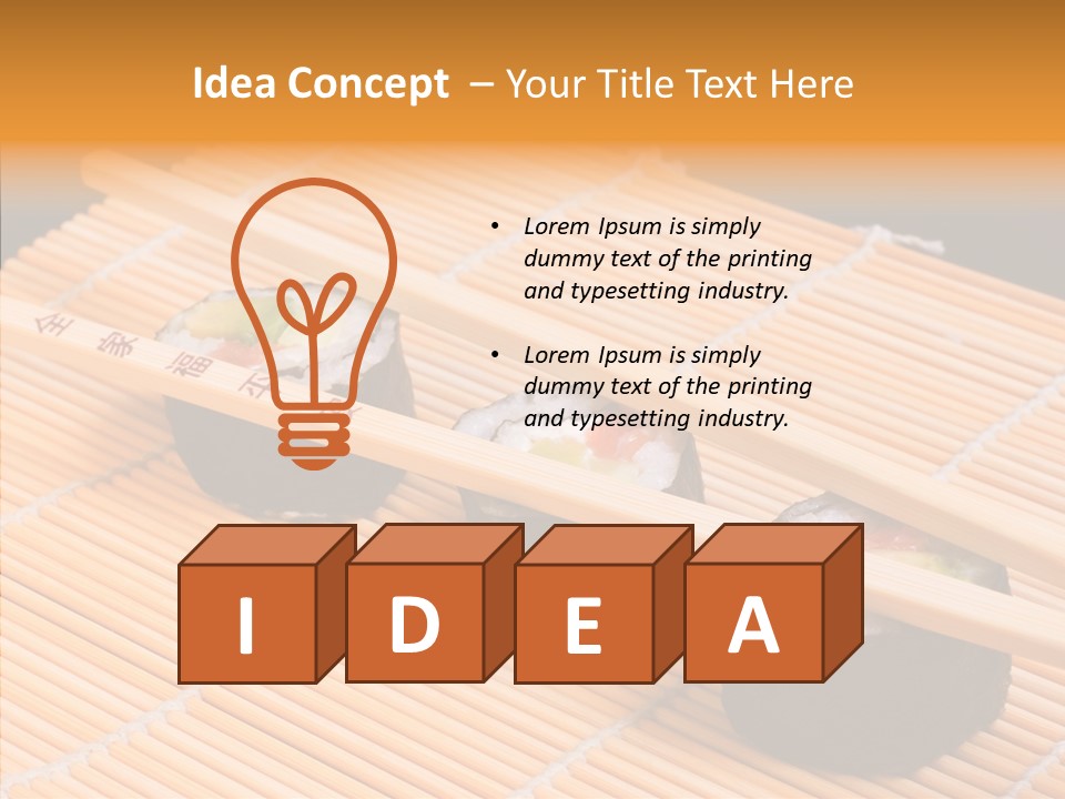 Group Fresh Japan PowerPoint Template