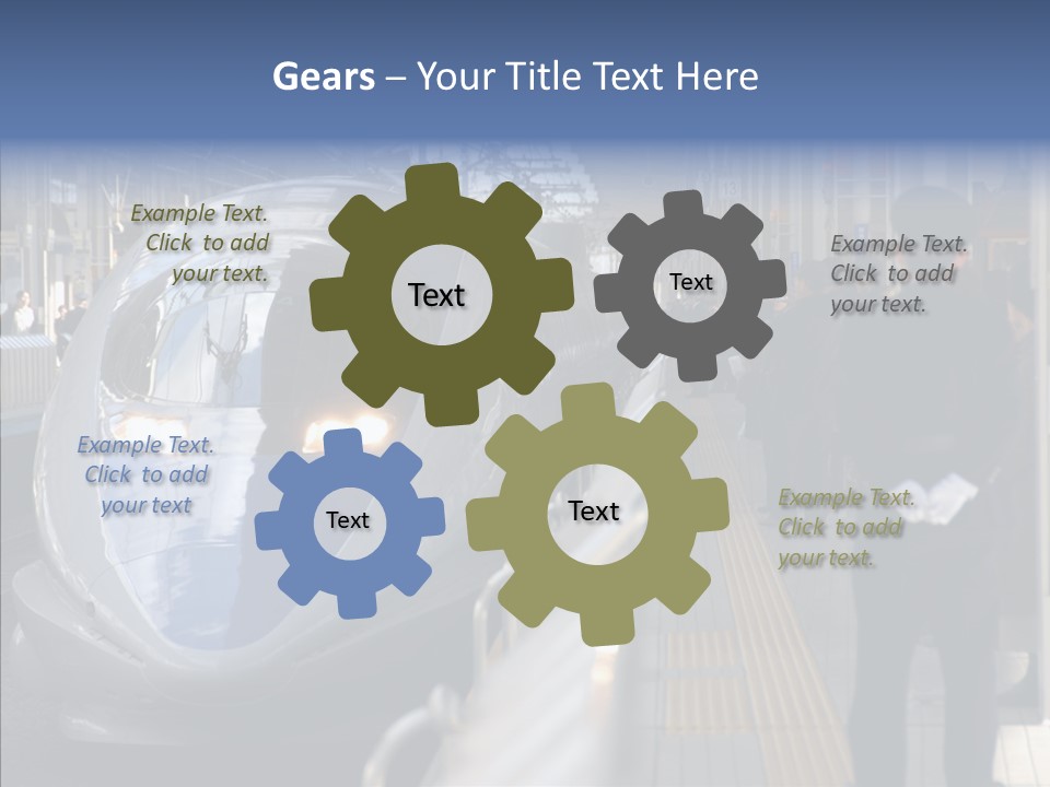 Network Fast Bullet PowerPoint Template