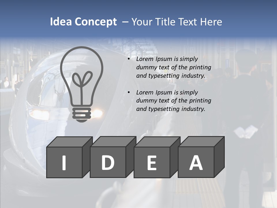 Network Fast Bullet PowerPoint Template