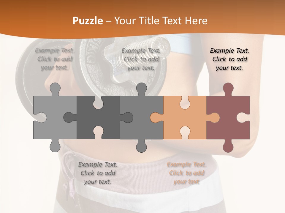 Hand Working Club PowerPoint Template