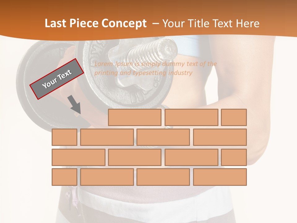 Hand Working Club PowerPoint Template