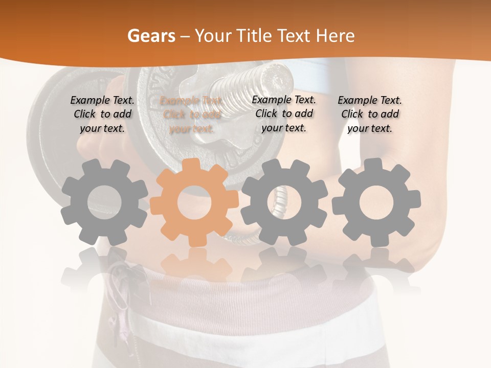 Hand Working Club PowerPoint Template