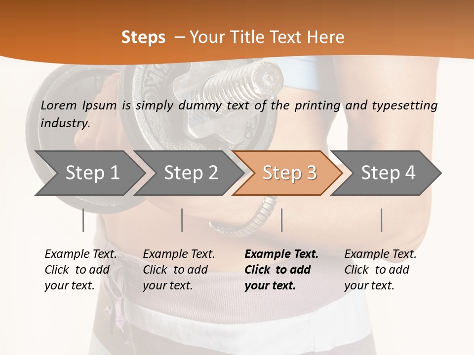 Hand Working Club PowerPoint Template