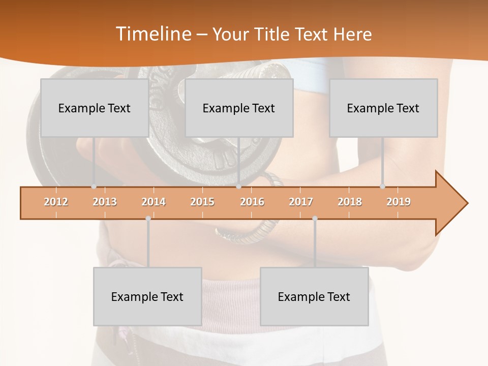 Hand Working Club PowerPoint Template