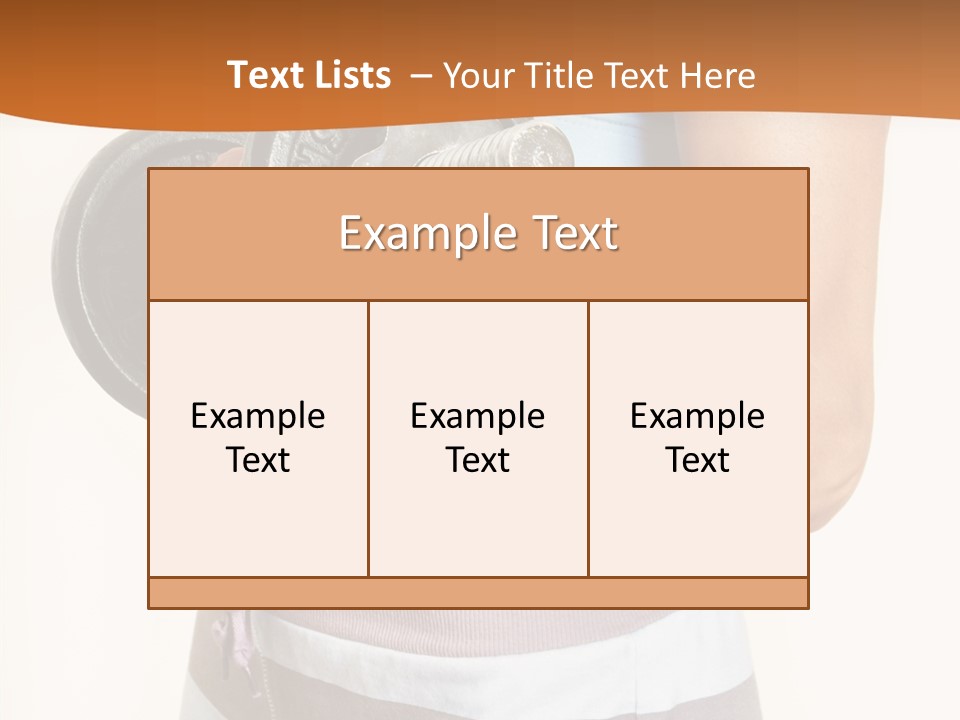 Hand Working Club PowerPoint Template