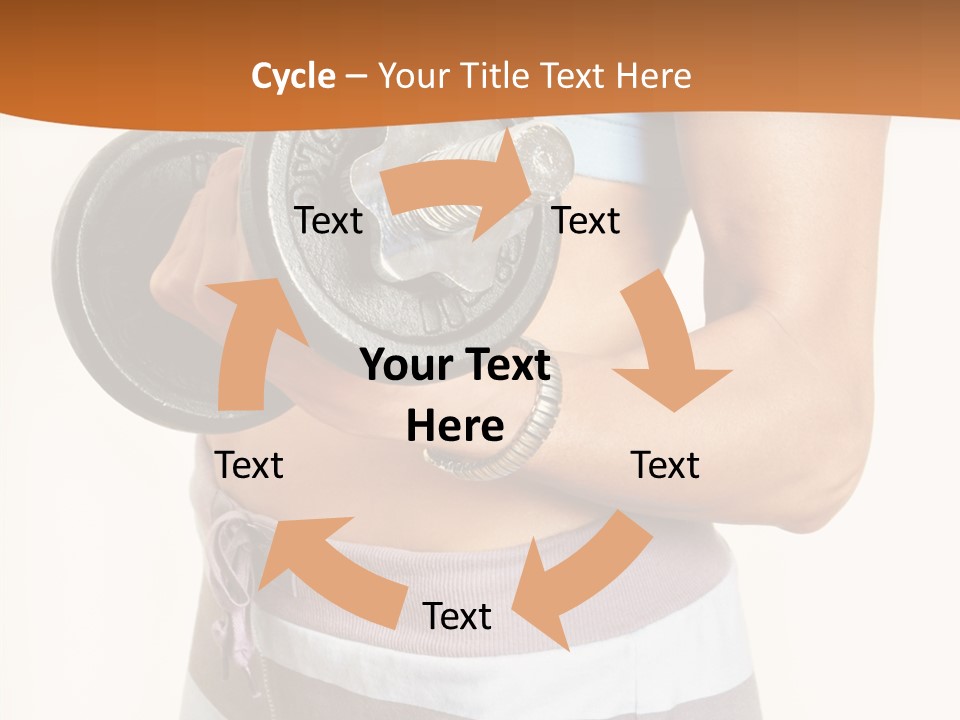 Hand Working Club PowerPoint Template