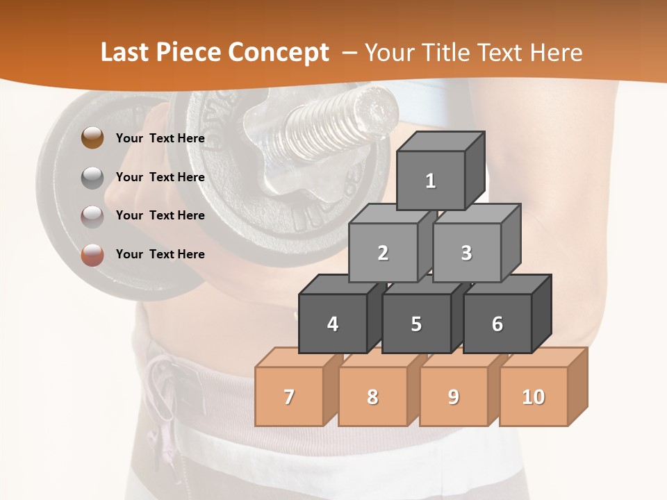 Hand Working Club PowerPoint Template