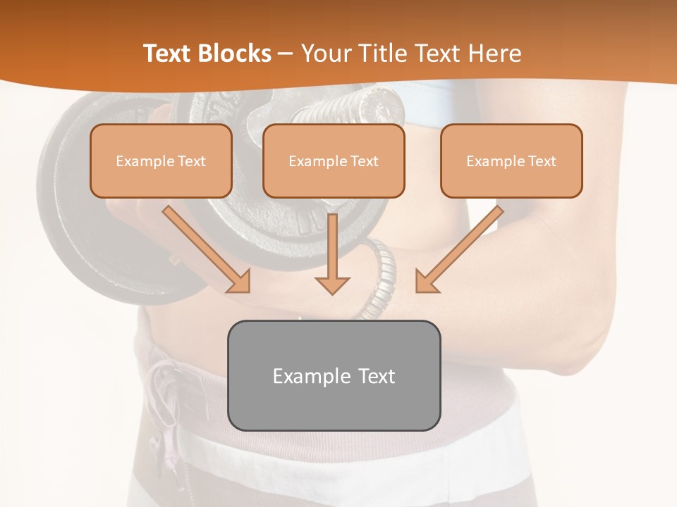 Hand Working Club PowerPoint Template