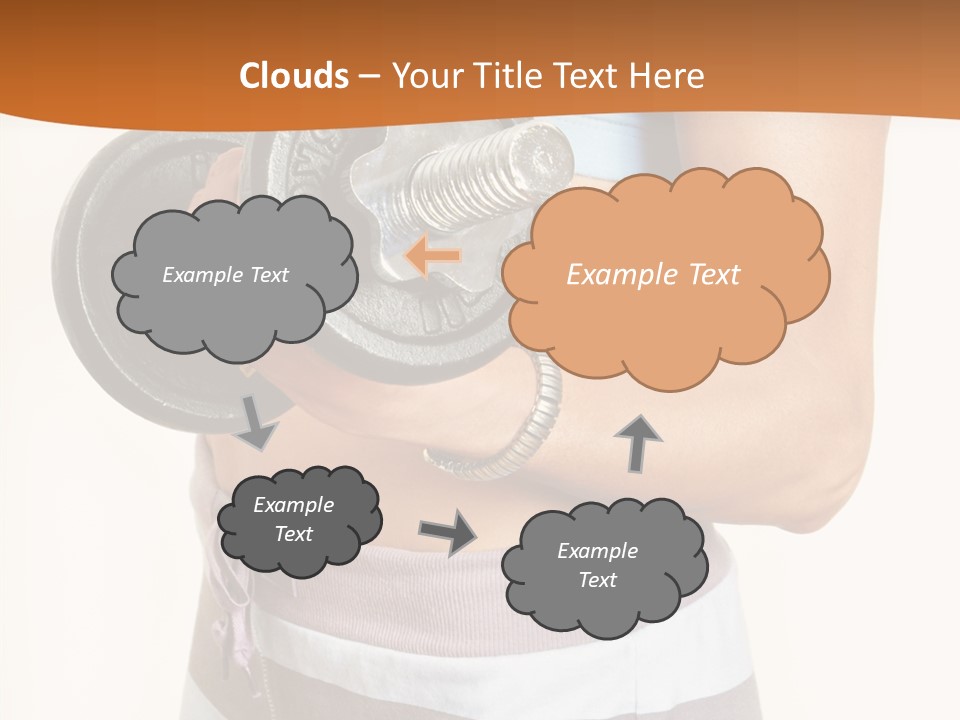 Hand Working Club PowerPoint Template