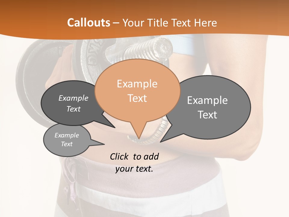 Hand Working Club PowerPoint Template