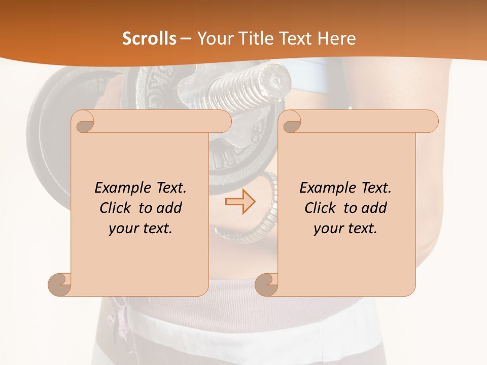 Hand Working Club PowerPoint Template