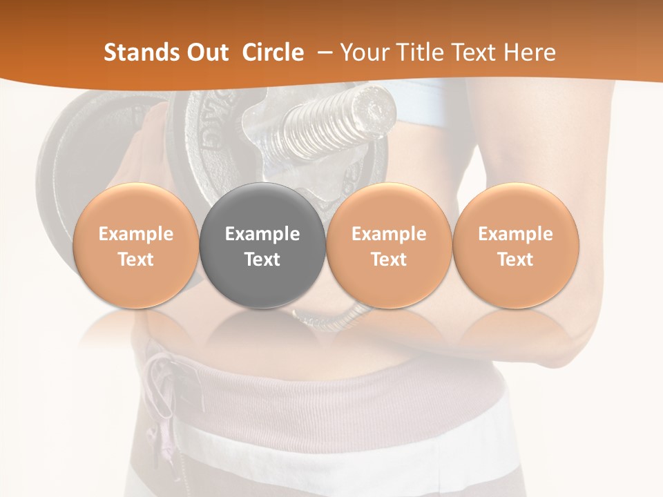 Hand Working Club PowerPoint Template