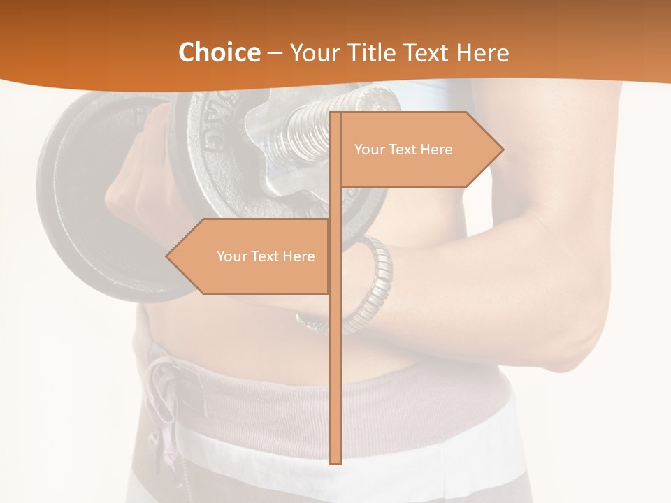 Hand Working Club PowerPoint Template