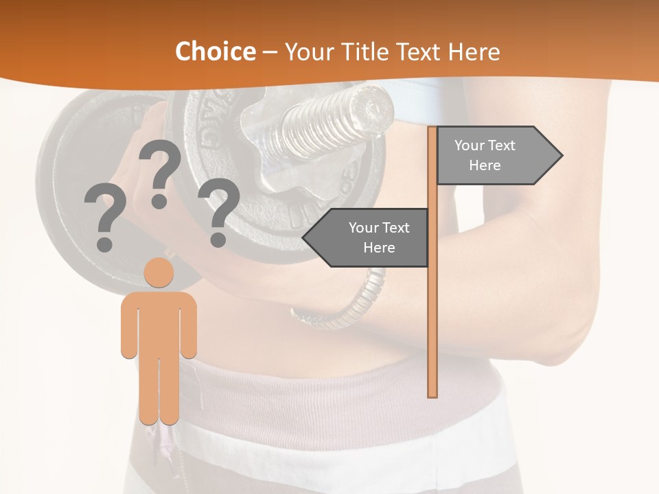 Hand Working Club PowerPoint Template