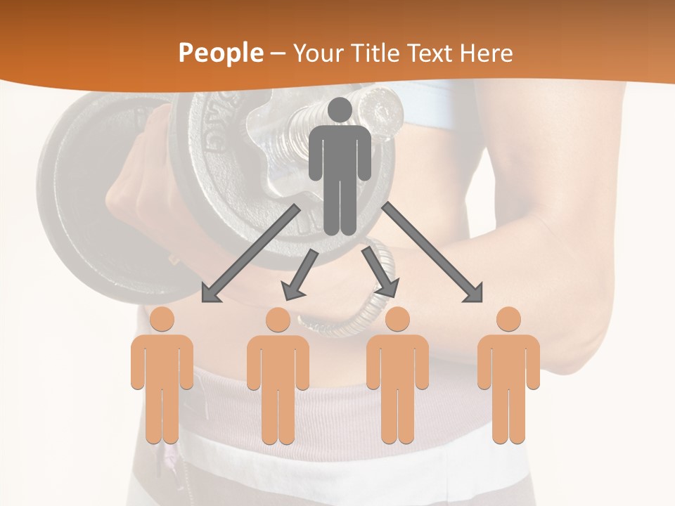 Hand Working Club PowerPoint Template