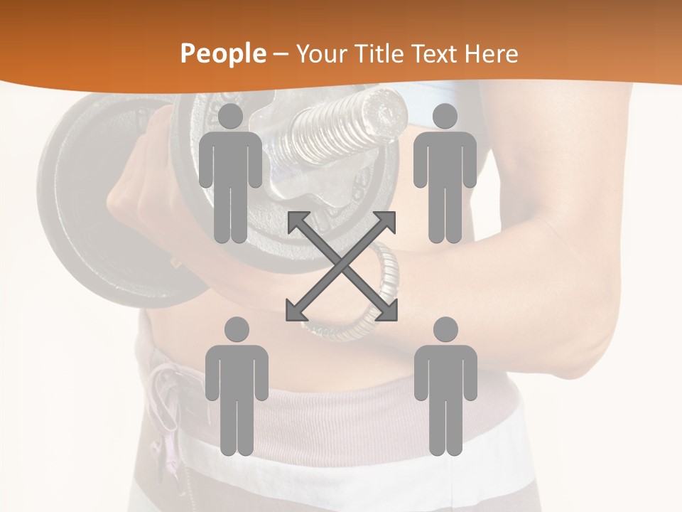 Hand Working Club PowerPoint Template