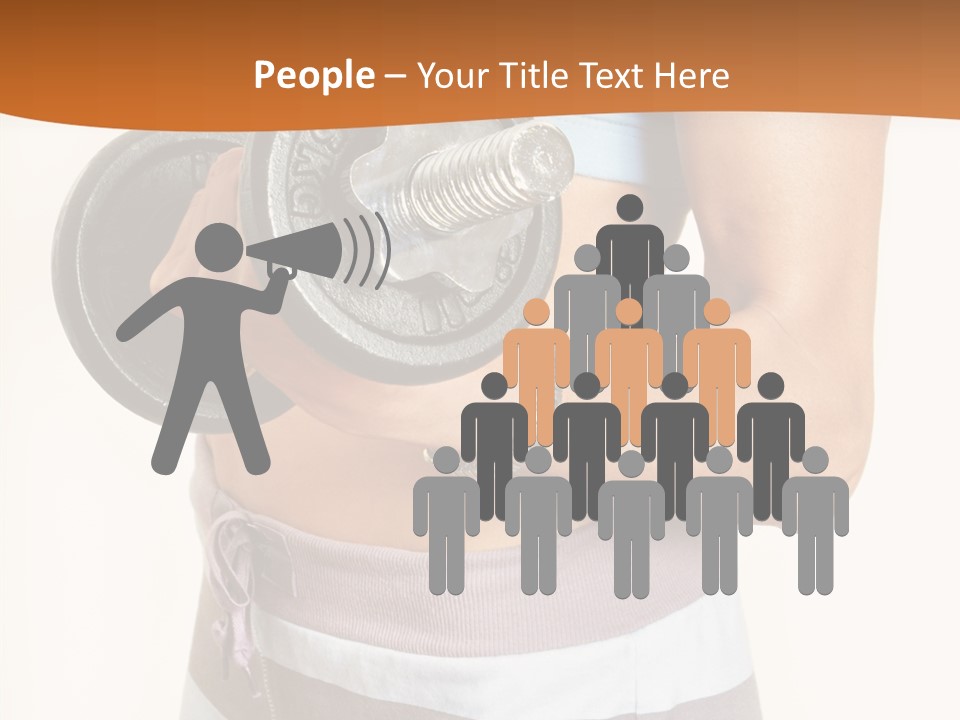 Hand Working Club PowerPoint Template