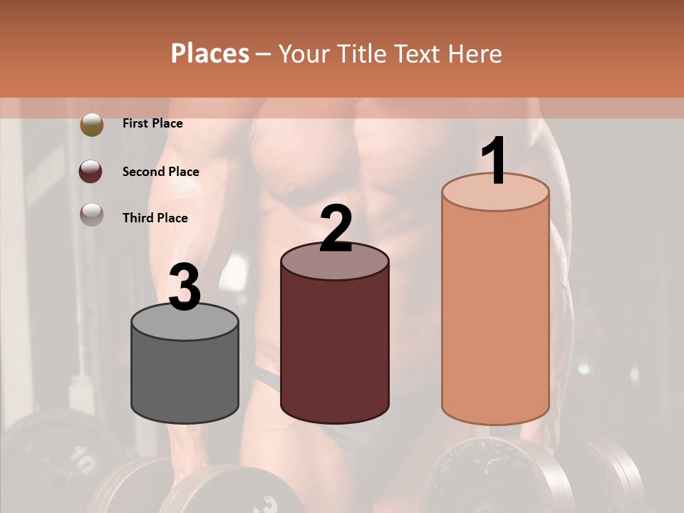 Man Sporty Black PowerPoint Template