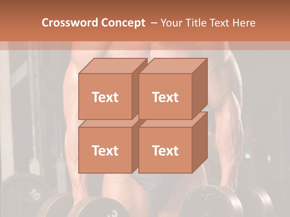 Man Sporty Black PowerPoint Template