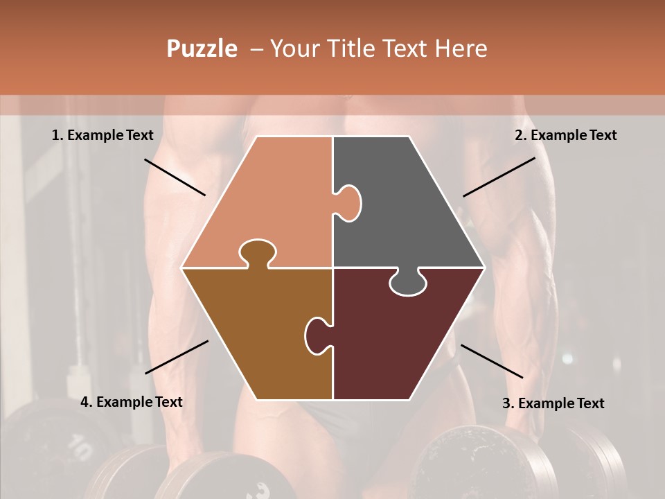 Man Sporty Black PowerPoint Template