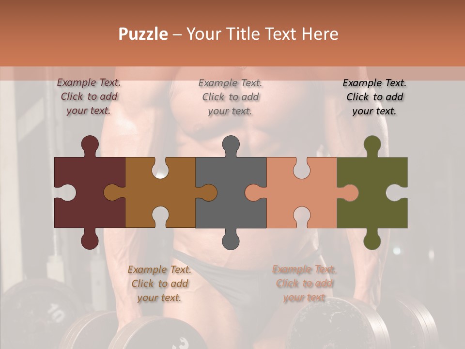 Man Sporty Black PowerPoint Template