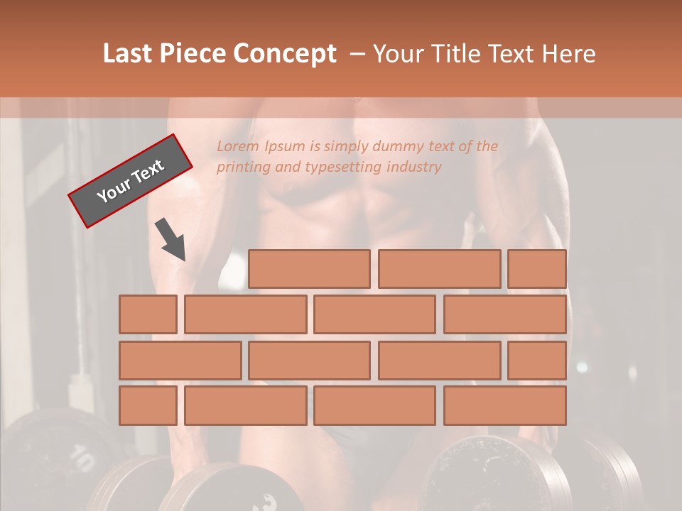 Man Sporty Black PowerPoint Template