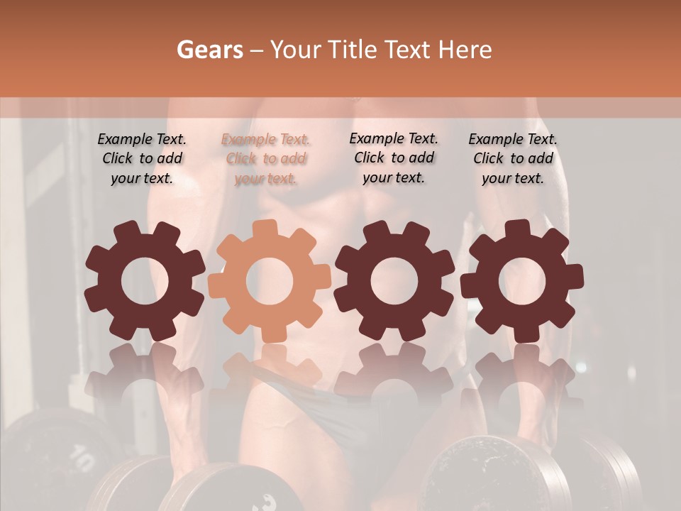 Man Sporty Black PowerPoint Template